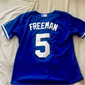 Blue Freddie Freeman Dodger Jersey, Women’s Small